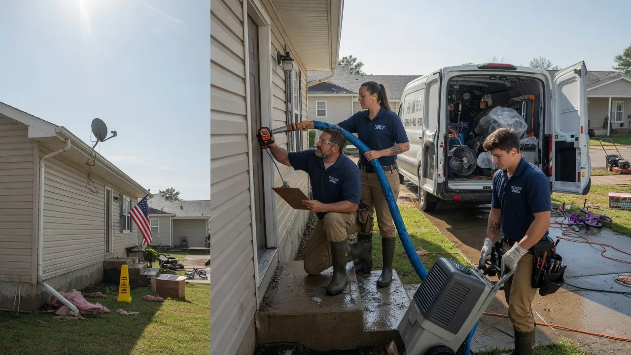 Ceiling Water Damage Restoration in West Chester, IA near me